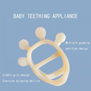 Силиконовые детские игрушки Teether для детей старше 3 месяцев, силиконовые перчатки без BPA, игрушки Teethy для облегчения боли в деснах,...