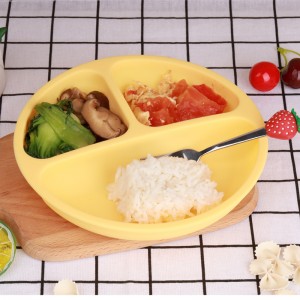 Силиконовые чашки для всасывания детей, самоотдачающие чашки для кормления малышей, силиконовая кормление, деленная силиконова...