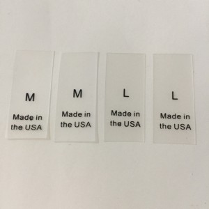 Прозрачная печатная марка доставки