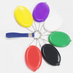 Силиконовая овальная монетная сумка монеты, мешок для мужчин с цепью, силиконовой сумкой для пищевого класса, экологически чисты...