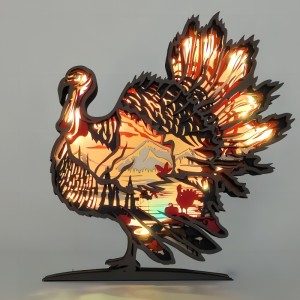 3D деревянный фламинго артефакт