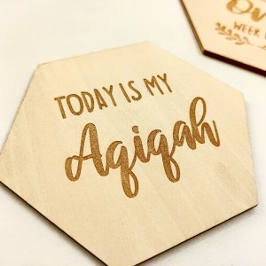 Деревянная веха карта деревянная лазерная резное полигоны младенца первого дня рождения