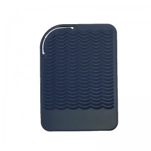 Теплостойкость для керлинга Железное Железное держатель для волос. Выпрямитель для переноски силиконовой прокладки легко чисти...