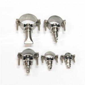 Разъемы с раздельными глазами из нержавеющей стали для фиксации форсунок и труб