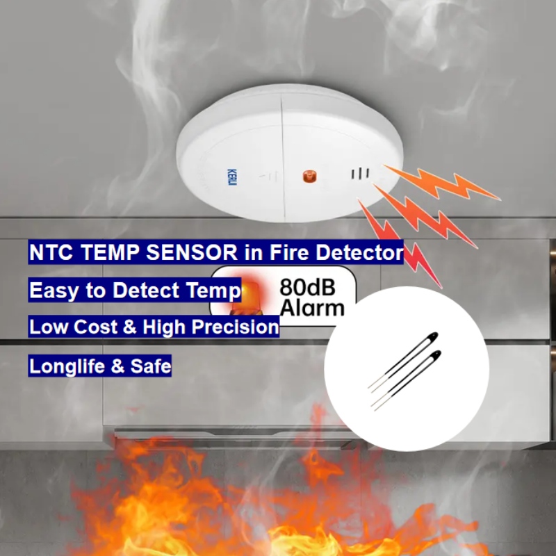 Датчик температуры термистора NTC в пожарном детекторе
