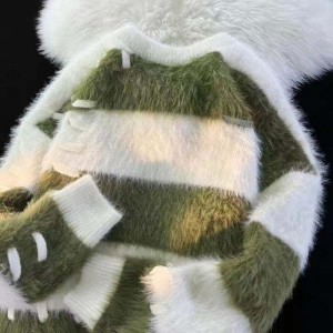 Осенняя и зимняя корейская версия Loose Color Bump Sabled Sable свитер