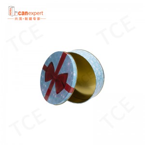 Оптовые алюминиевые круглые банки Candle Рождественские подарки контейнеры металлическая олова для хранения ремесел