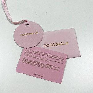 Advanced Custom Paper Card Tag Overvelope