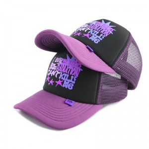 Пользовательская вышиваемая шляпа Hats Hats Печатная печать логотип Pufl Print