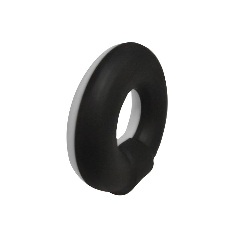 Горячие продажи мужчин секс игрушечный кольцо пениса кольцо для мужчин мастурбация (черно -белый)