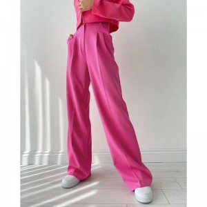 Европа и Соединенные Штаты Лето рассылаются тонкие темпераментные штаны. Мода универсальные обычные штаны