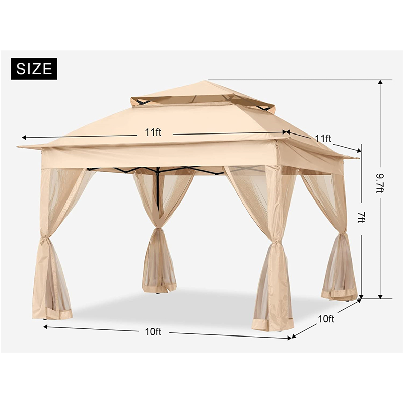 Садовые принадлежности Pergola Алюминиевая наружная беседка.