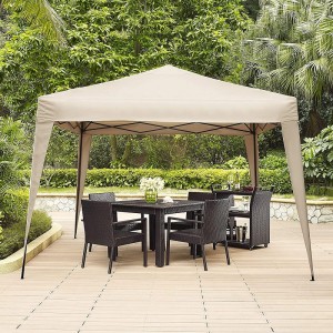 Crosley Furniture Hampton Complapsible Outdoor Gazebo, 10 \\\\ \'x 10 \\\\\' - tan