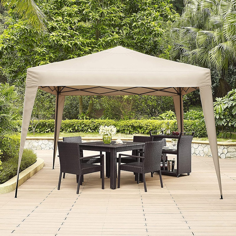 Crosley Furniture Hampton Complapsible Outdoor Gazebo, 10 \\ 'x 10 \\' - tan