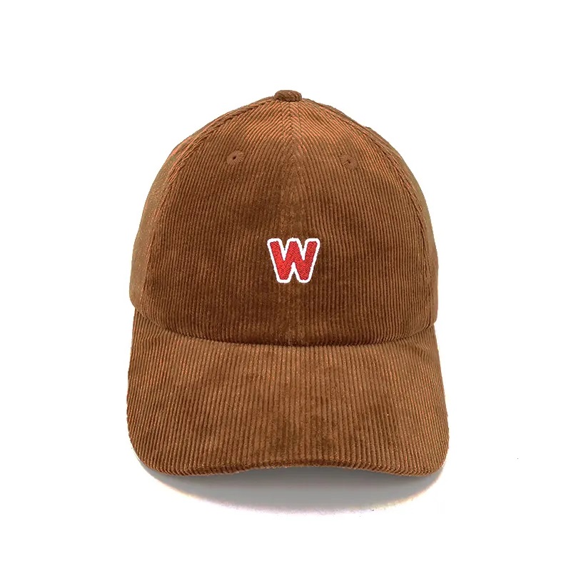 Пользовательская вышитая вышитая вышитая вельветовая шляпа с кожаным ремнем обратно, вельветовая шляпа Snapback/cap Оптовая шляпа с кожаным ремнем обратно, вельветовая шляпа Snapback/cap Оптовая