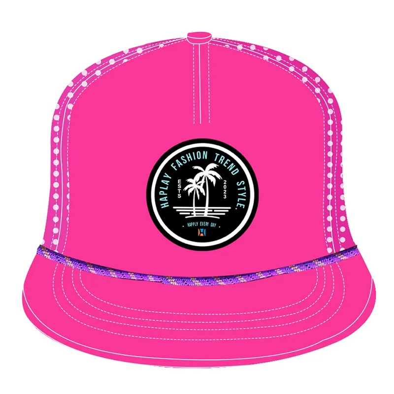Пользовательский 5 панель резиновый логотип из ПВХ роскошные веревки веревочная шапка Hip Hop Flat Brim Gorras Laser Cut Doper Perforated Hat
