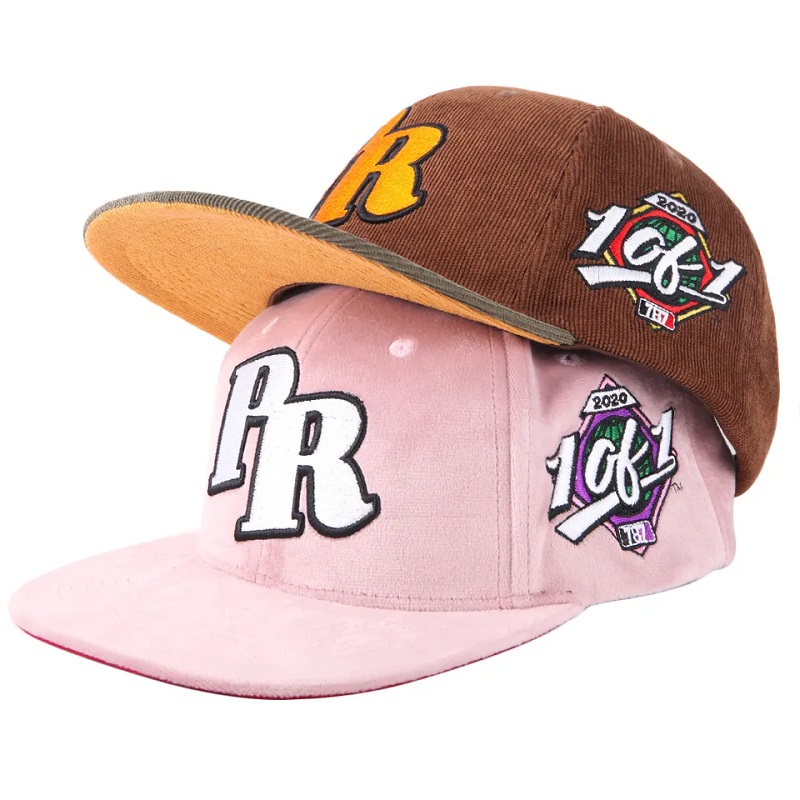 Пользовательская 3D -вышивка Высококачественная шапка Snapback Hip Hop Baseball Hat Fitted Cap