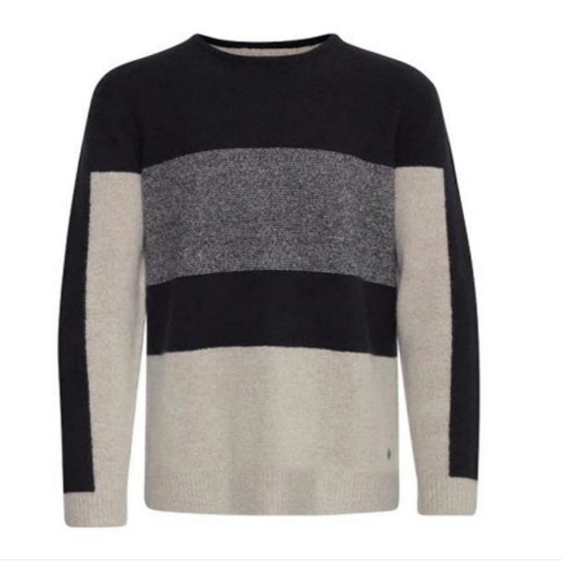Переработанный полиэфирный пуловер для мужского свитера