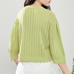 Летняя мода с кардиганами в трикотаж для женщин