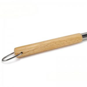 Дополнительная длинная 53 -дюймовая круглая алюминиевая пицца поворотная кожура для кирпичной печи купить деревянная ручка