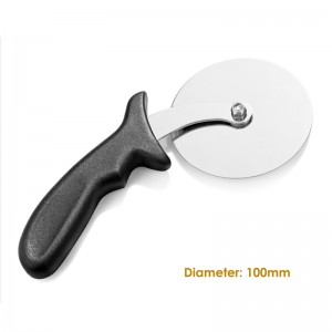 Полезный из нержавеющей стали пицца -резак для пиццы пицца Slicer с пластиковой ручкой легко в чистоте