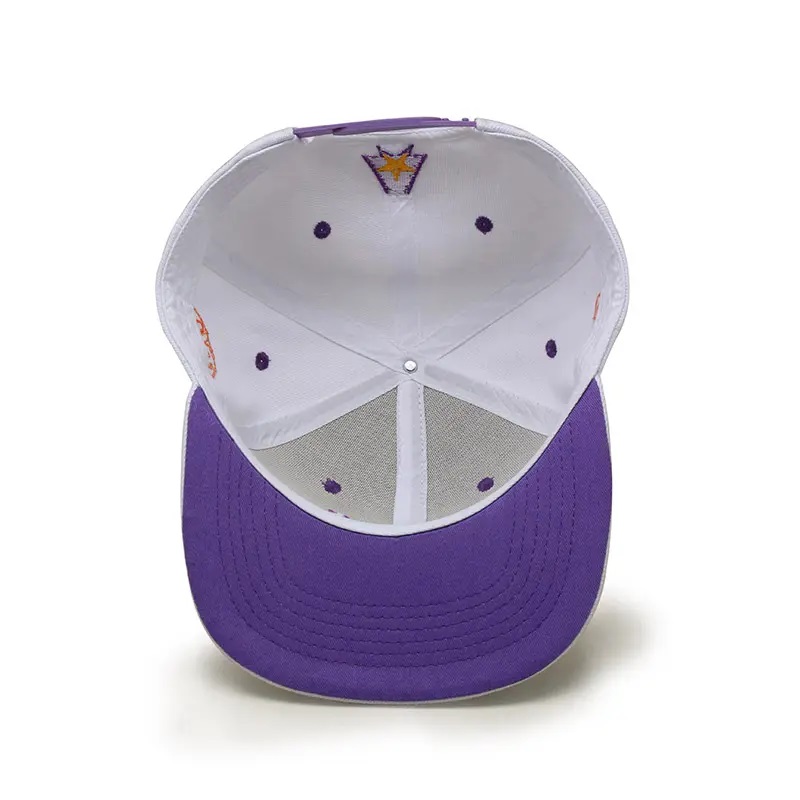 Дешевая оптовая 3D -вышивка 5 панельная крышка Custom Snapback Cap