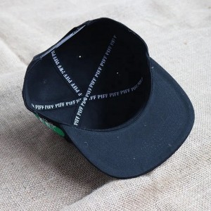 Пять панелей Flat Bill Visor Classic Snapback Hat Регулируемая высокая верхняя часть