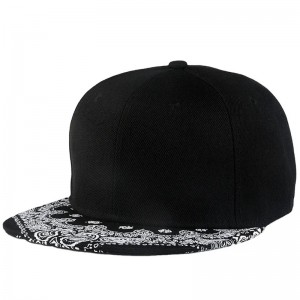 Высококачественный логотип Custom Big Brim Street Trend Trend Hip Hop Baseball Cap