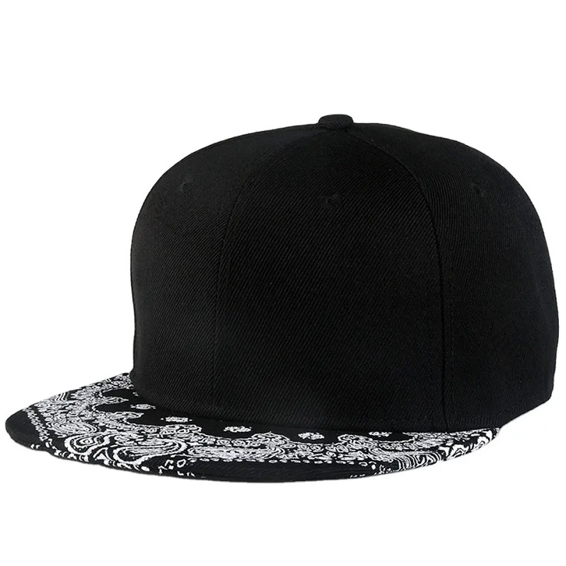 Высококачественный логотип Custom Big Brim Street Trend Trend Hip Hop Baseball Cap