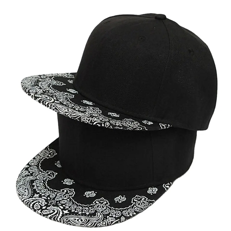 Высококачественный логотип Custom Big Brim Street Trend Trend Hip Hop Baseball Cap