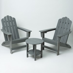 Открытая мебель HDPE Adirondack Стул