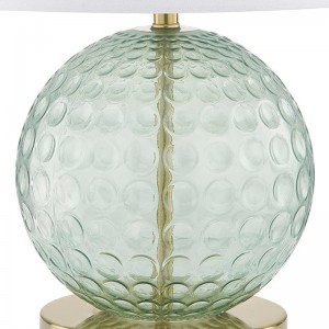 Home2 Hotel Aqua Glass Table Table Lamp с переключателем на/off Rocker в гостинице отеля