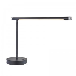 Регулируемая светодиодная лампа Marriott с матовой черной отделкой и выключателем на/off Rocker в гостинице отеля