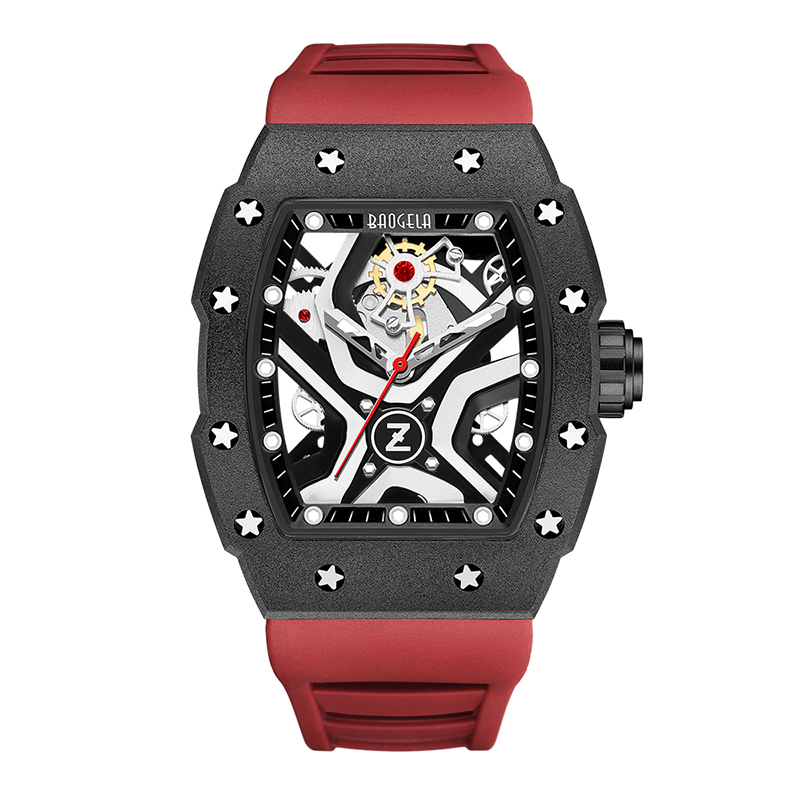 Baogela Top Brand Watches for Men Fashion Sport Водонепроницаемые механические ветры.