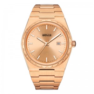 Baogela 40 -мм бренд All Gold Stainless Steel Men ~ Наручительные. Классический бизнес 50 м.