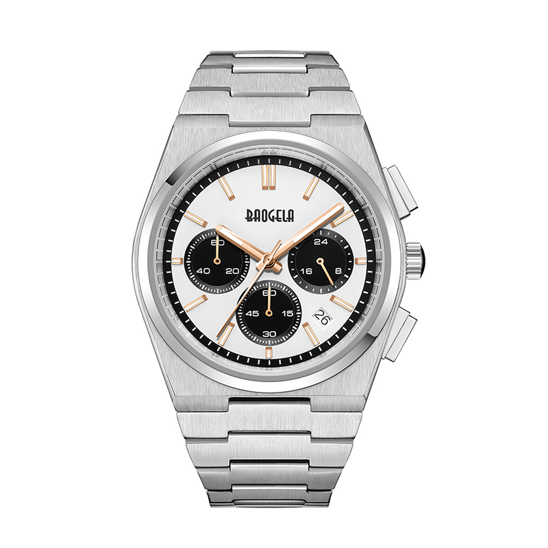 Baogela Top Brand Watches для мужчин модные хронограф спортивный водонепроницаемый кварцевый чарт 50 -т.