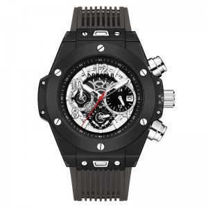 Baogela Brand Full Transparent Watch Luxury Mens Watch Fashion Sports Mility Reloj Creative Men Women Chronograph Quartz Watch 20013