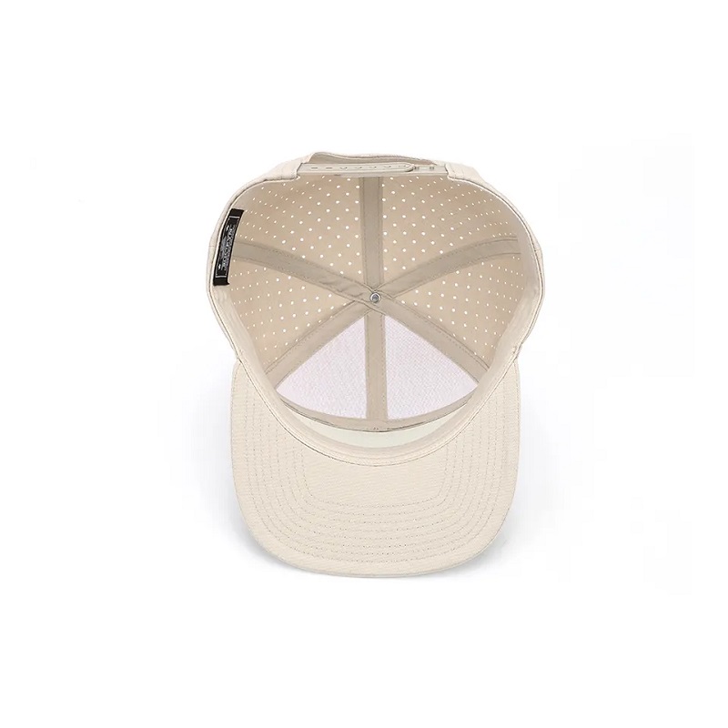 Оптовая пользовательская высококачественная 7 -панель плоская распечатана логотип логотип логотип роскошные шапки, лазерная ручка перфорированная мужская шляпа