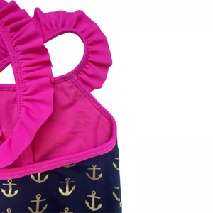 Печать перепрыгивает две части детей купальники