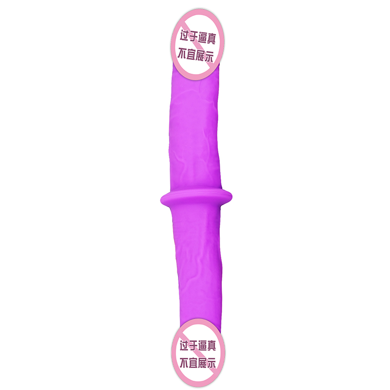 823/824 Лесбиянка с двойной головкой пурпурные секс -игрушки для взрослых двойной дилдо проникновение двойной боковой дилдо для пар, женщины, гей