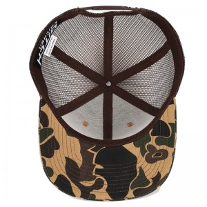 Custom Duck Brown Camo Snapback Mesh Patch Logo 6 Панель Richardson 112 Trucker Cap Hat Hat