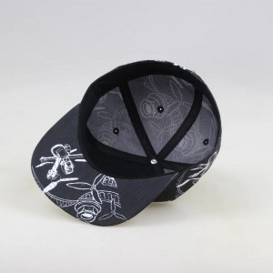 Оптовая мода Flat Flat Brim Sublimation Printed 5 Панель пользовательские шапки и шляпы