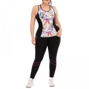 Набор йоги с цветочным патчем