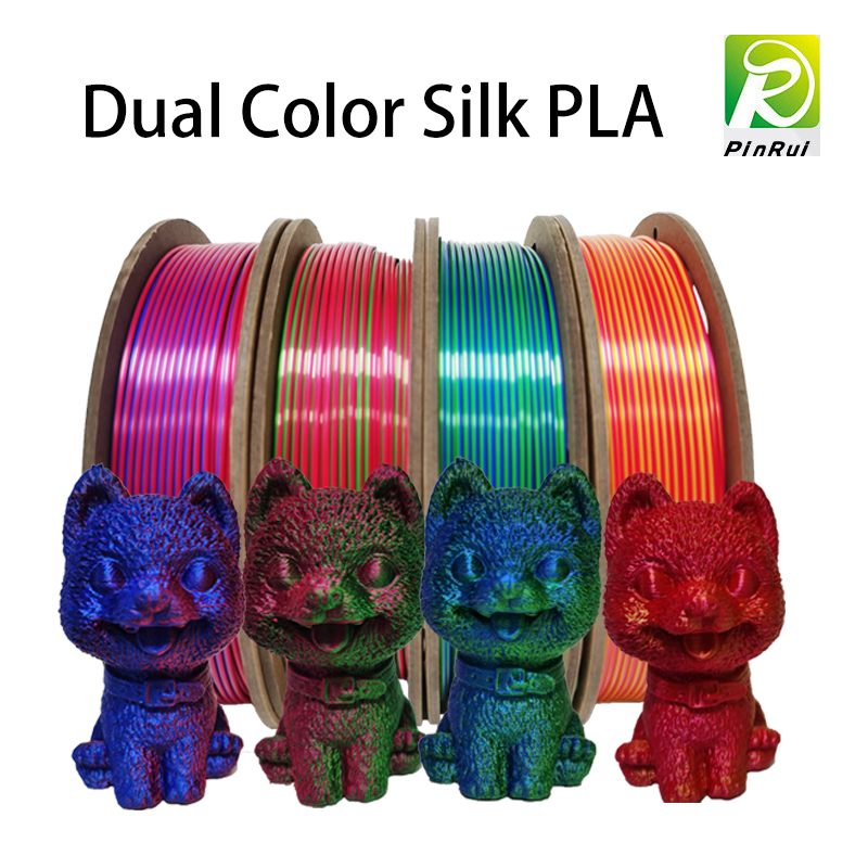 FLA Filament Silk Dual Color Filament, 1,75 мм 3D -нить, 3D -принтер