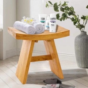 Садовая ванна для душа гидротерапия водонепроницаемой стул бамбука для обуви