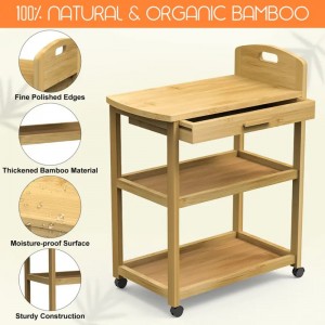 Открытая полка для магазина тележки для приготовления пищи.