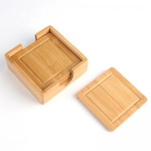 Premium Bamboo 5 Piece Set Set, подставки для пива пива