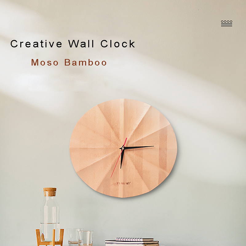 Бамбук творческие настенные часы
