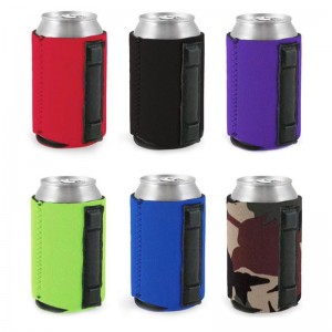 Stubby Holder Custom Logo Промосовый неопреновый изолированный магнитный коричневый держатель с магнитом
