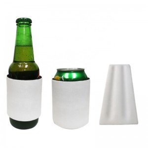 Сублимация пустая 3 -мм неопреновая пленка банка с холодильной рукавом держатель рукава